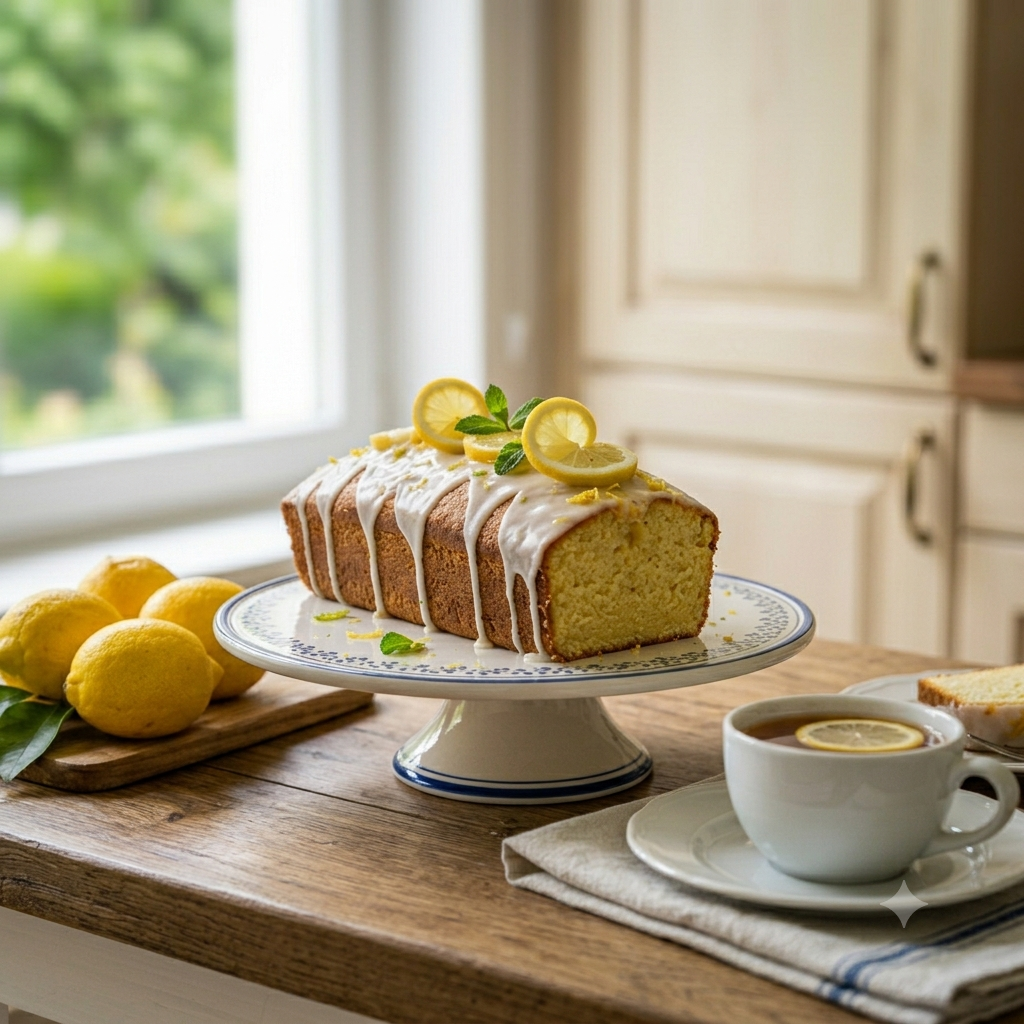Zitronen-Rührkuchen Low Carb