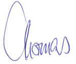 Unterschrift Thomas