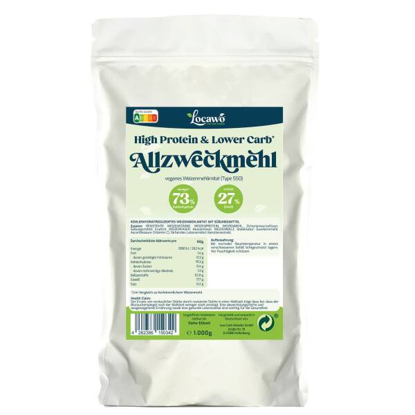 Locawo High Protein Low Carb Allzweckmehl 1
