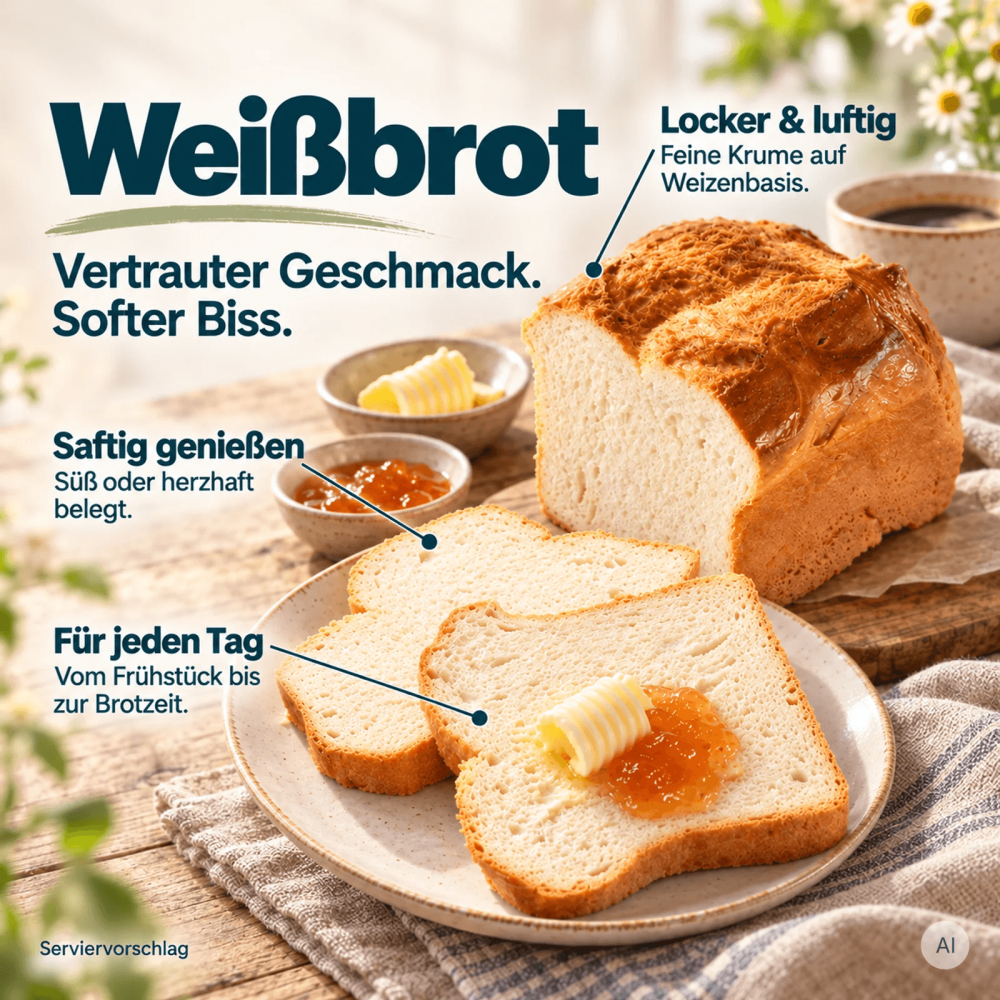 Low Carb Wonder® High Protein Weißbrot