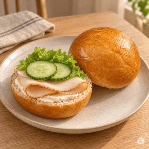 Locawo High Protein Low Carb Brioche Burger Bun 2