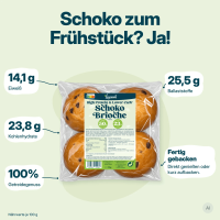 Locawo High Protein Low Carb Schoko Brioche 3