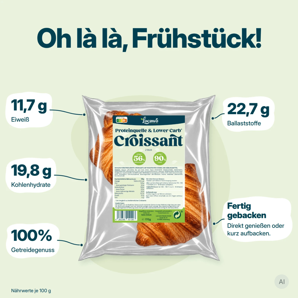 Locawo High Protein Low Carb Croissant 3