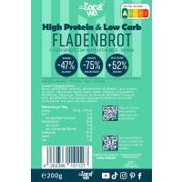 High Protein &amp; Low Carb Fladenbrot