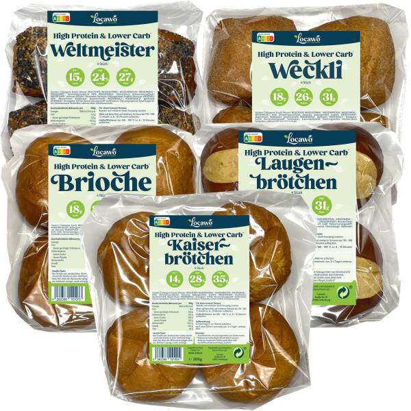 Locawo High Protein & Low Carb Rollskorb 1