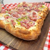 High Protein &amp; Low Carb Pizzaboden vorgebacken