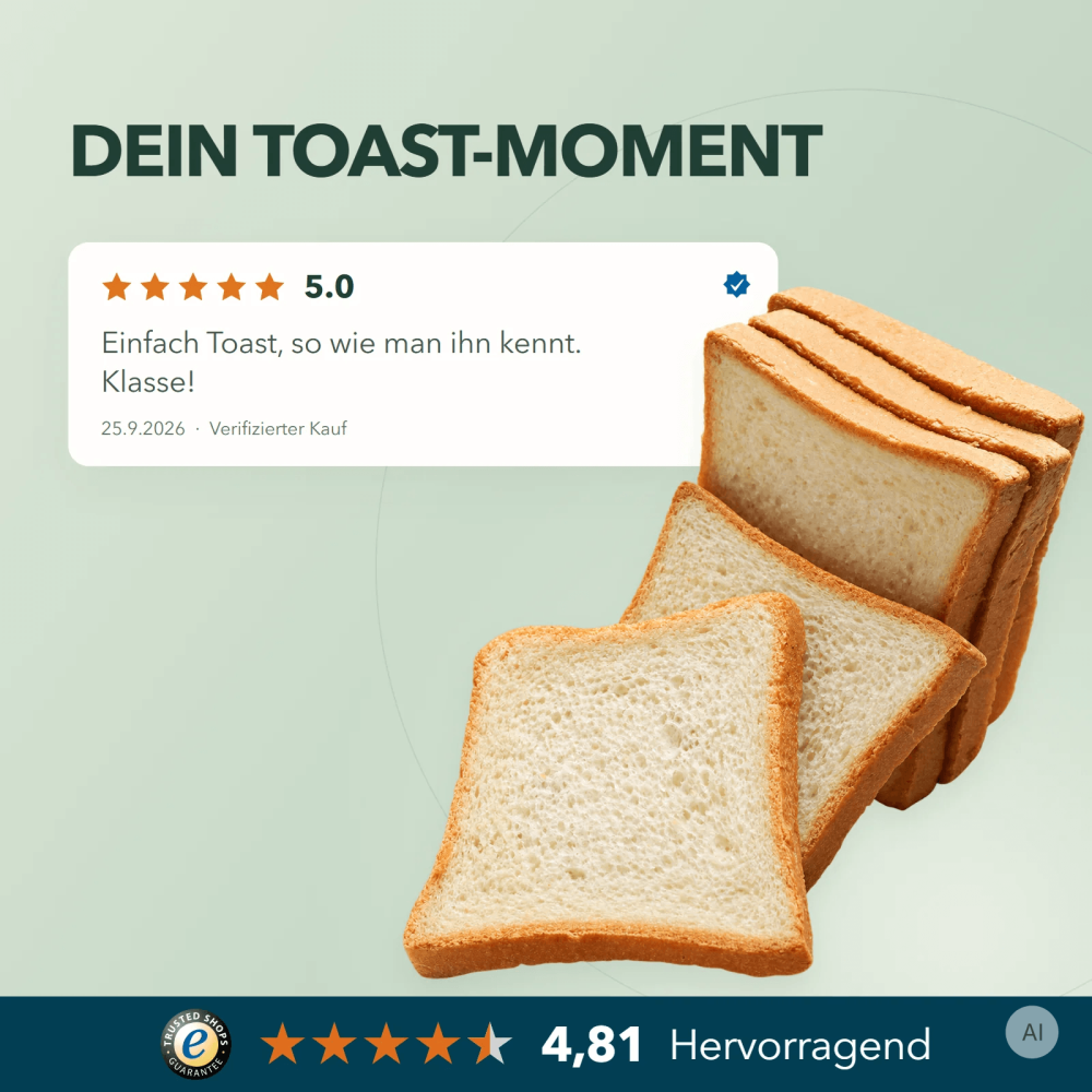 High Protein & Low Carb Butter Toast