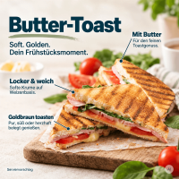 High Protein & Low Carb Butter Toast