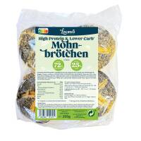 High Protein & Lower Carb Mohnbrötchen
