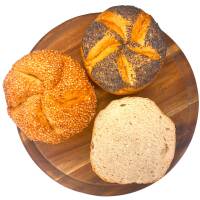 High Protein & Lower Carb Mohnbrötchen