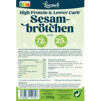 High Protein &amp; Low Carb Sesame Rolls