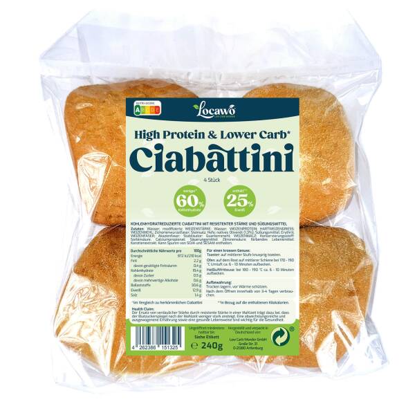 High Protein & Low Carb Ciabattini