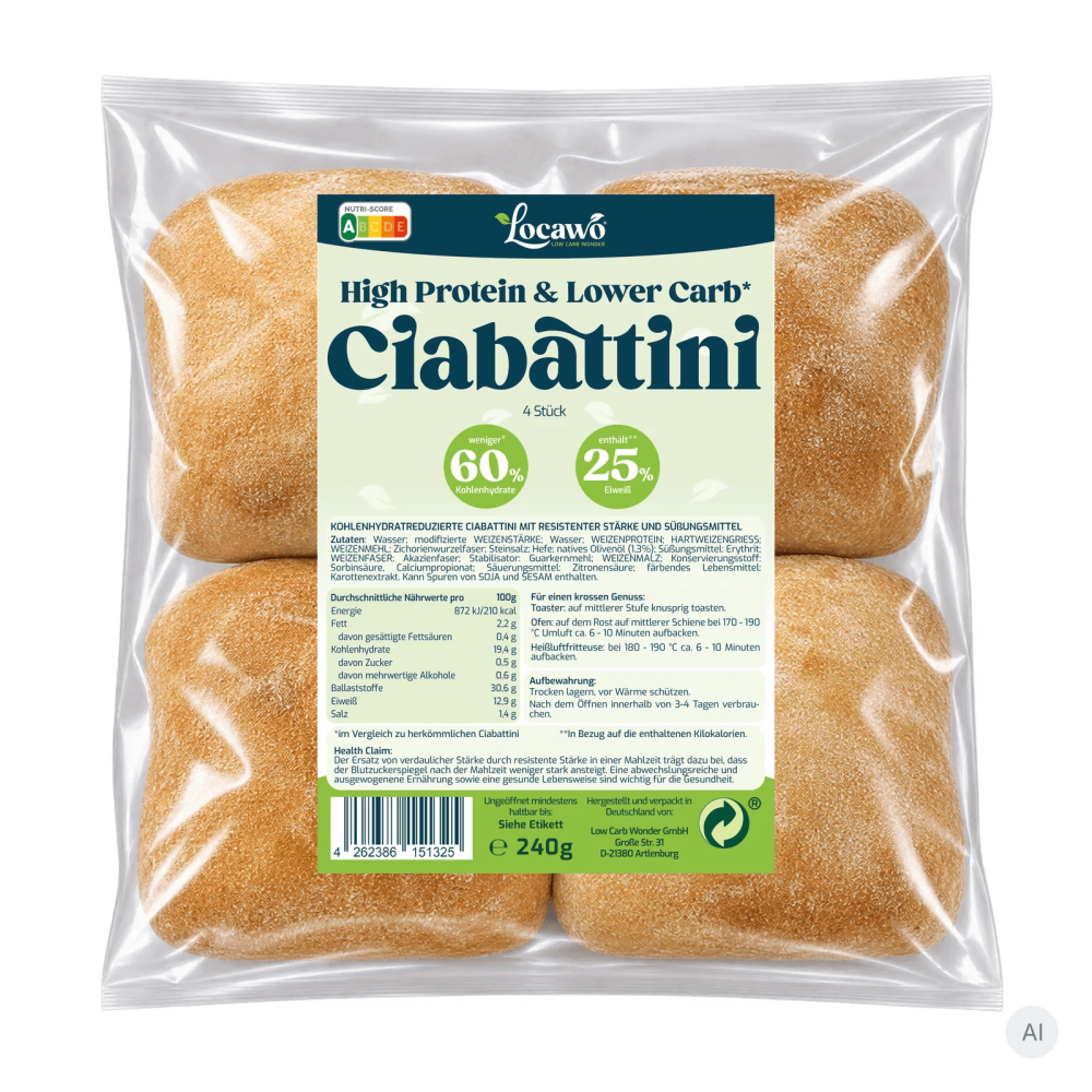 Locawo High Protein Low Carb Ciabattini 1