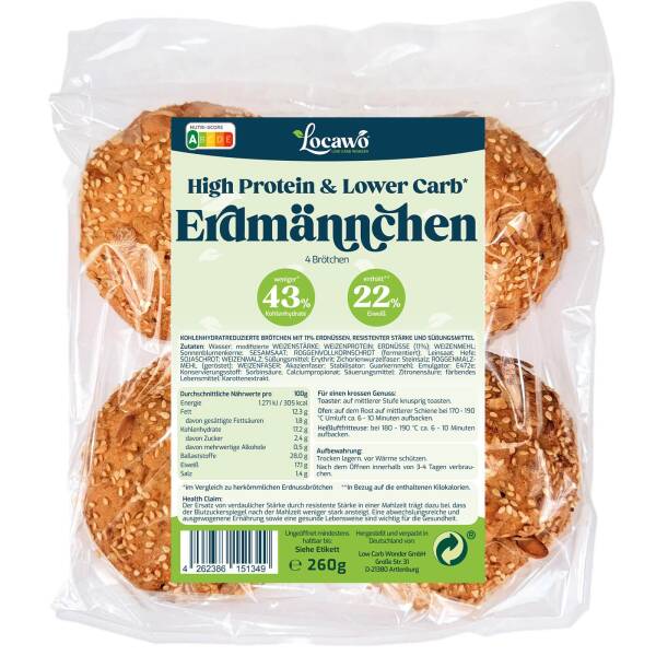 High Protein & Low Carb Erdmännchen