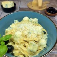 High Protein &amp; Low Carb Tagliatelle