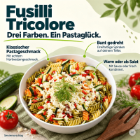 Low Carb Wonder® High Protein Fusilli Tricolore