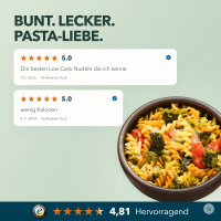 Low Carb Wonder® High Protein Fusilli Tricolore