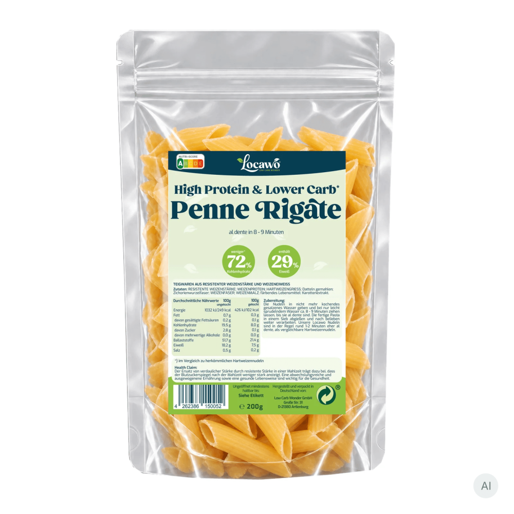 Locawo High Protein Low Carb Penne Rigate 1