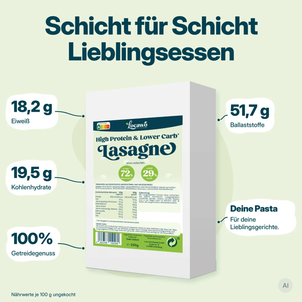 Low Carb Wonder® High Protein Lasagne