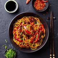 High Protein &amp; Low Carb Spaghetti