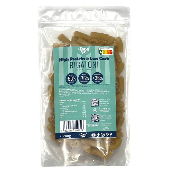 High Protein & Low Carb Rigatoni