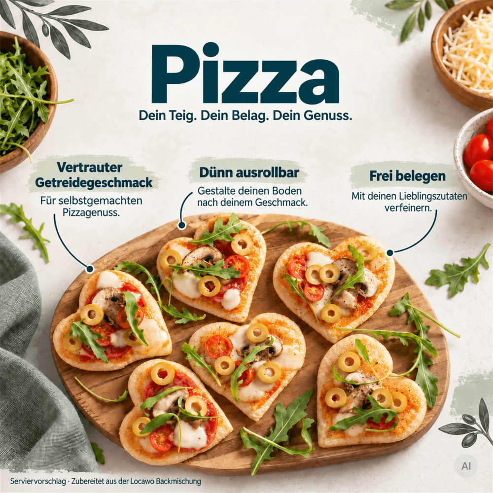 Low Carb Wonder® High Protein Pizza Backmischung