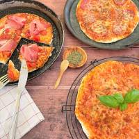 High Protein &amp; Low Carb Pizzaboden Backmischung