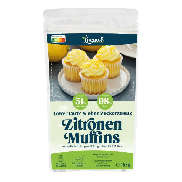 Locawo Low Carb Zitronen Muffins 1