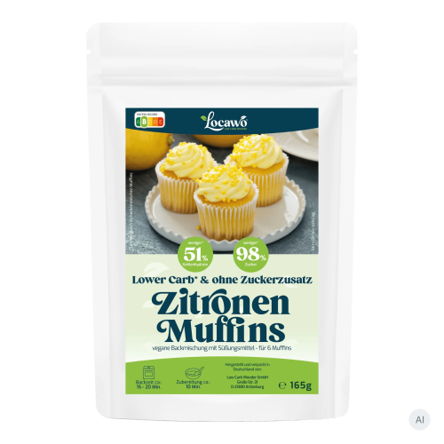 Locawo Low Carb Zitronen Muffins 1