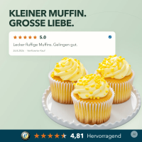 Low Carb Wonder® Zitronen Muffins Backmischung