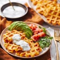 High Protein &amp; Low Carb Waffeln
