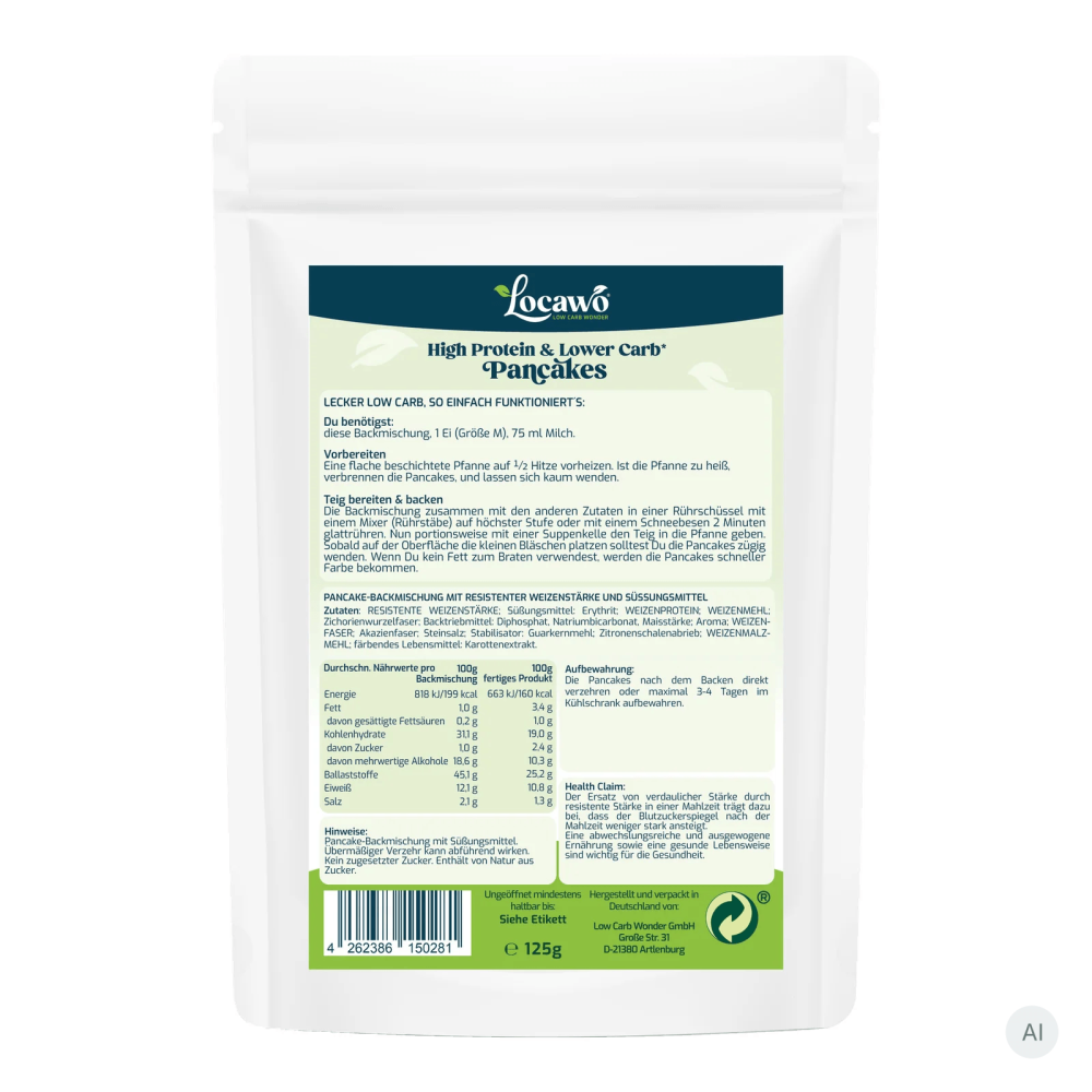 Low Carb Wonder® High Protein Pancake Baking Mix