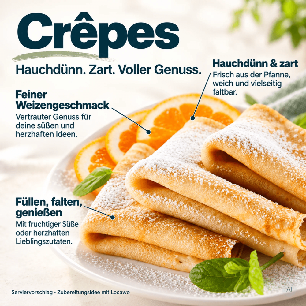 Low Carb Wonder® High Protein Crêpe Baking Mix