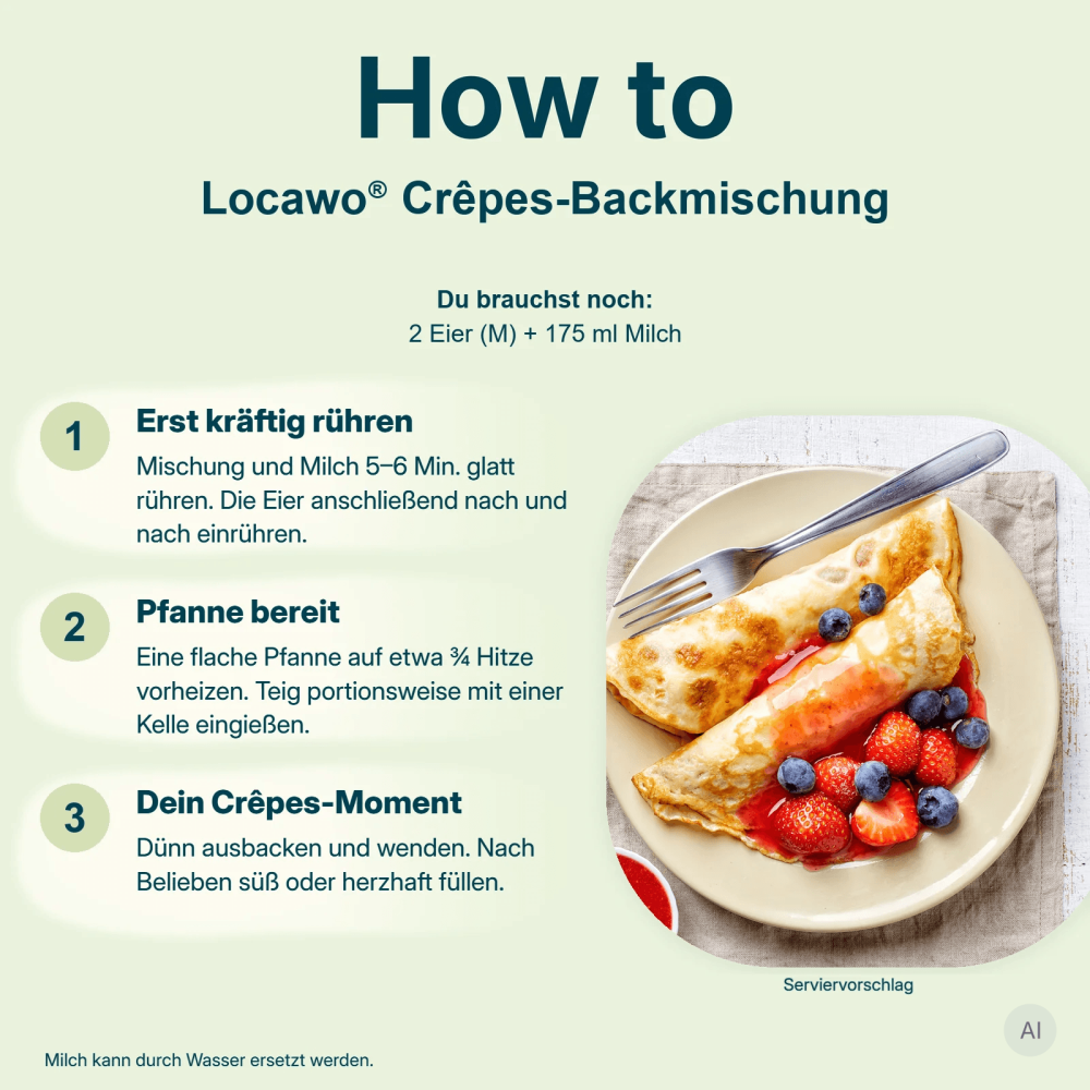 Low Carb Wonder® High Protein Crêpe Baking Mix