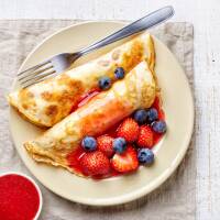 High Protein &amp; Low Carb Cr&ecirc;pes